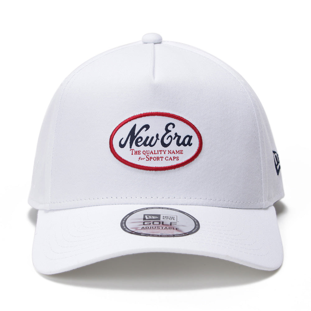 New Era Golf Oval Logo White 9FORTY A-Frame Adjustable Cap