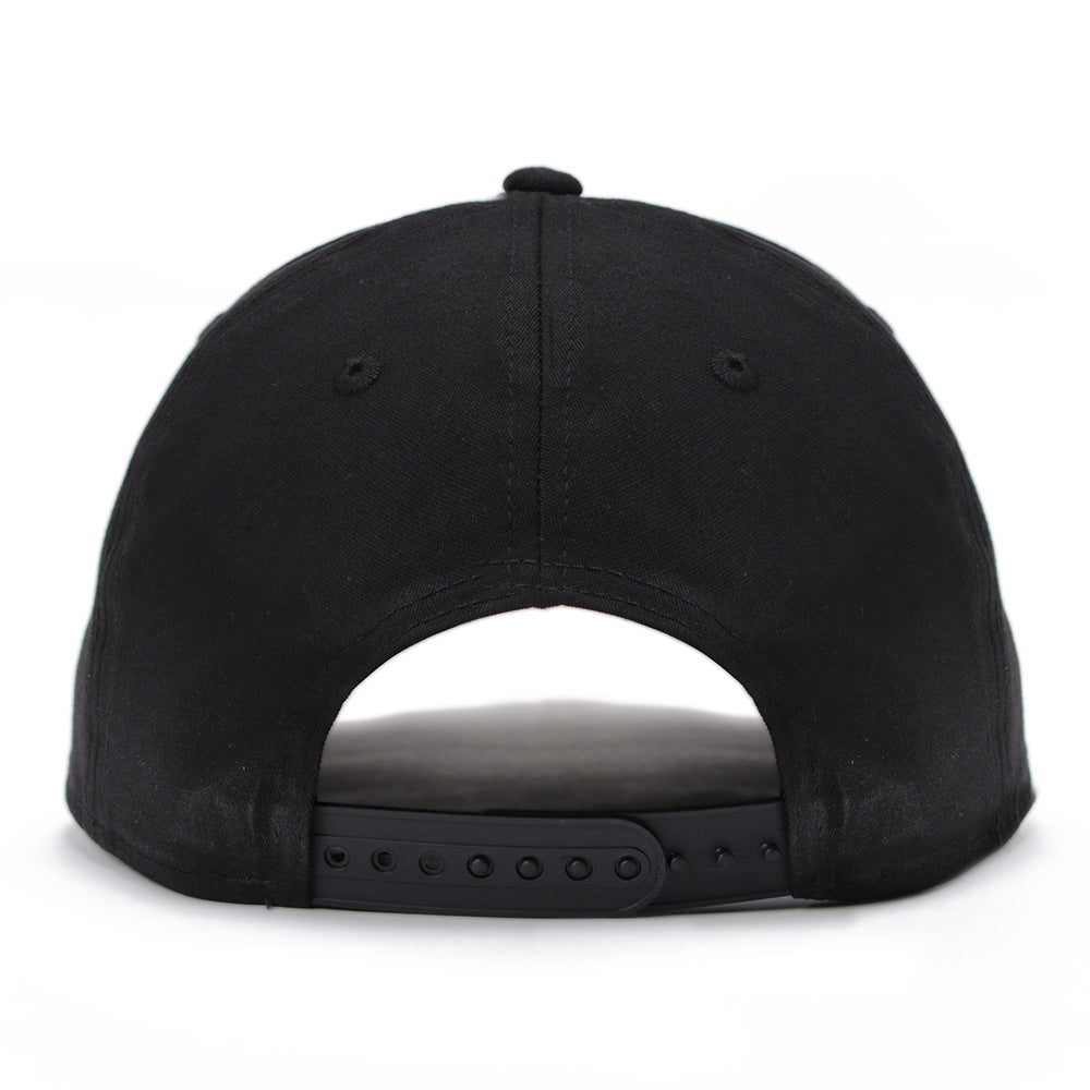 New Era Golf Oval Logo Black 9FORTY A-Frame Adjustable Cap
