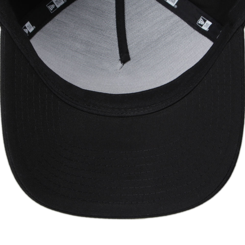 New Era Golf Oval Logo Black 9FORTY A-Frame Adjustable Cap