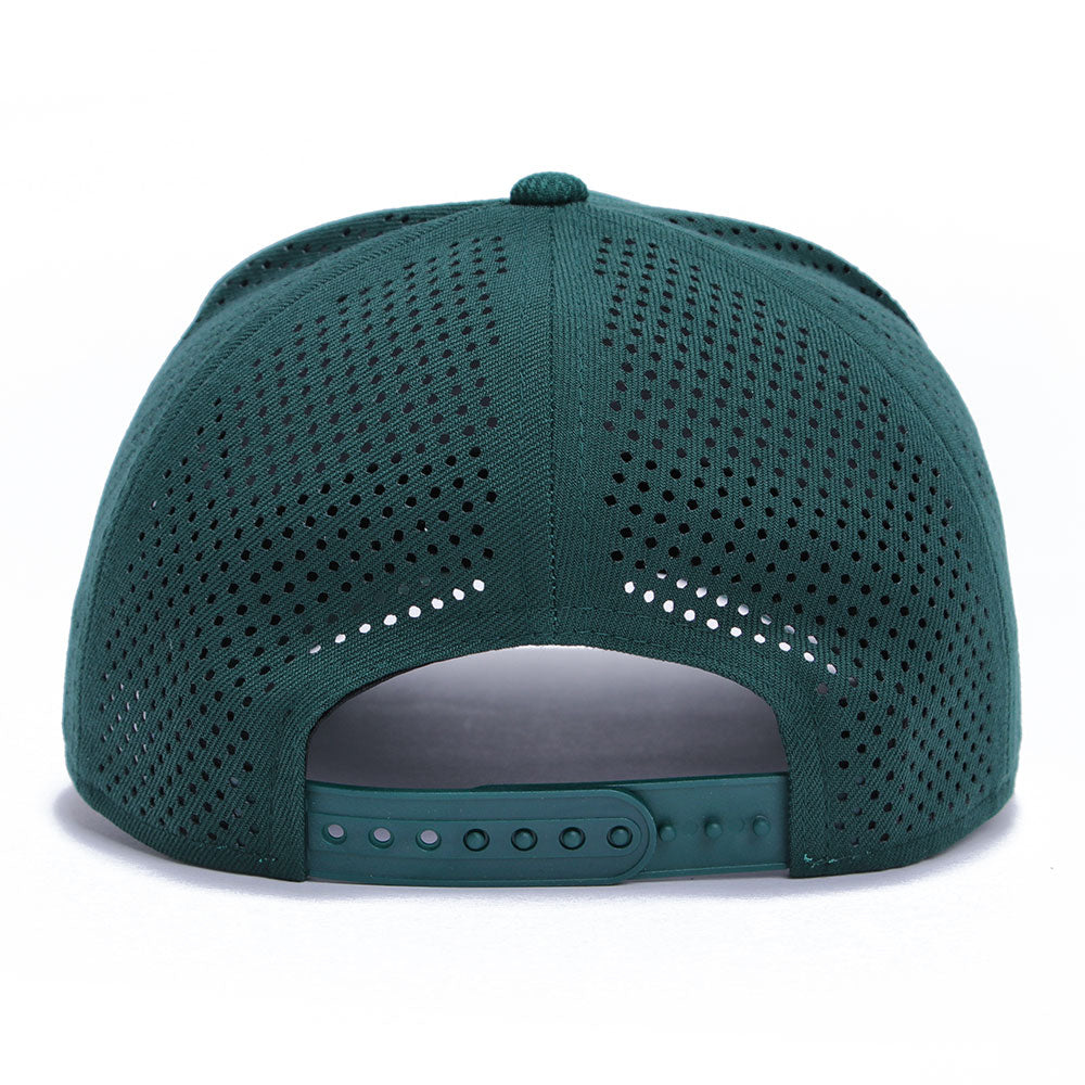 New Era Wordmark Golf Dark Green 9FORTY Trucker Snapback Cap