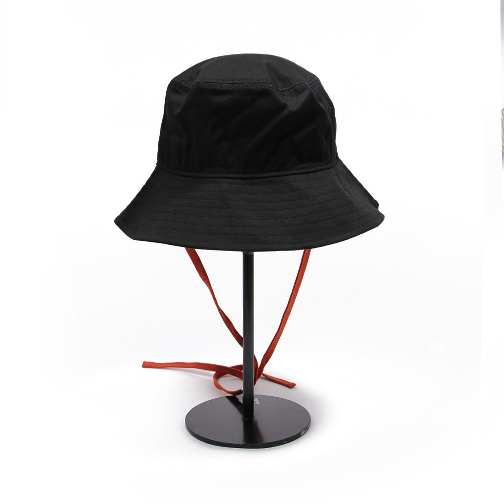 New Era Cord Strap Black Bucket Hat