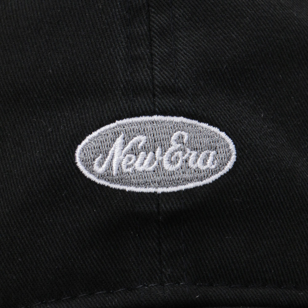 New Era Mini Oval Logo Black 9TWENTY Easy Snap Adjustable Cap