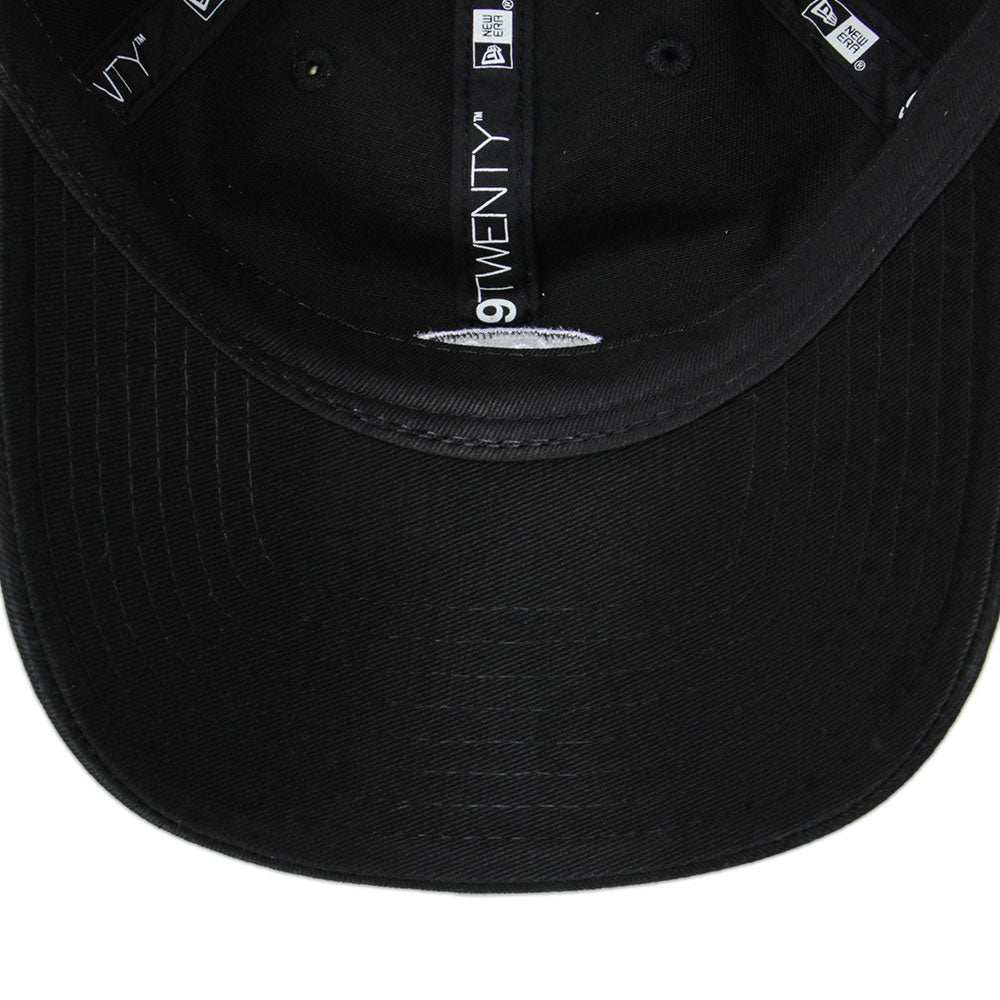 New Era Mini Oval Logo Black 9TWENTY Easy Snap Adjustable Cap