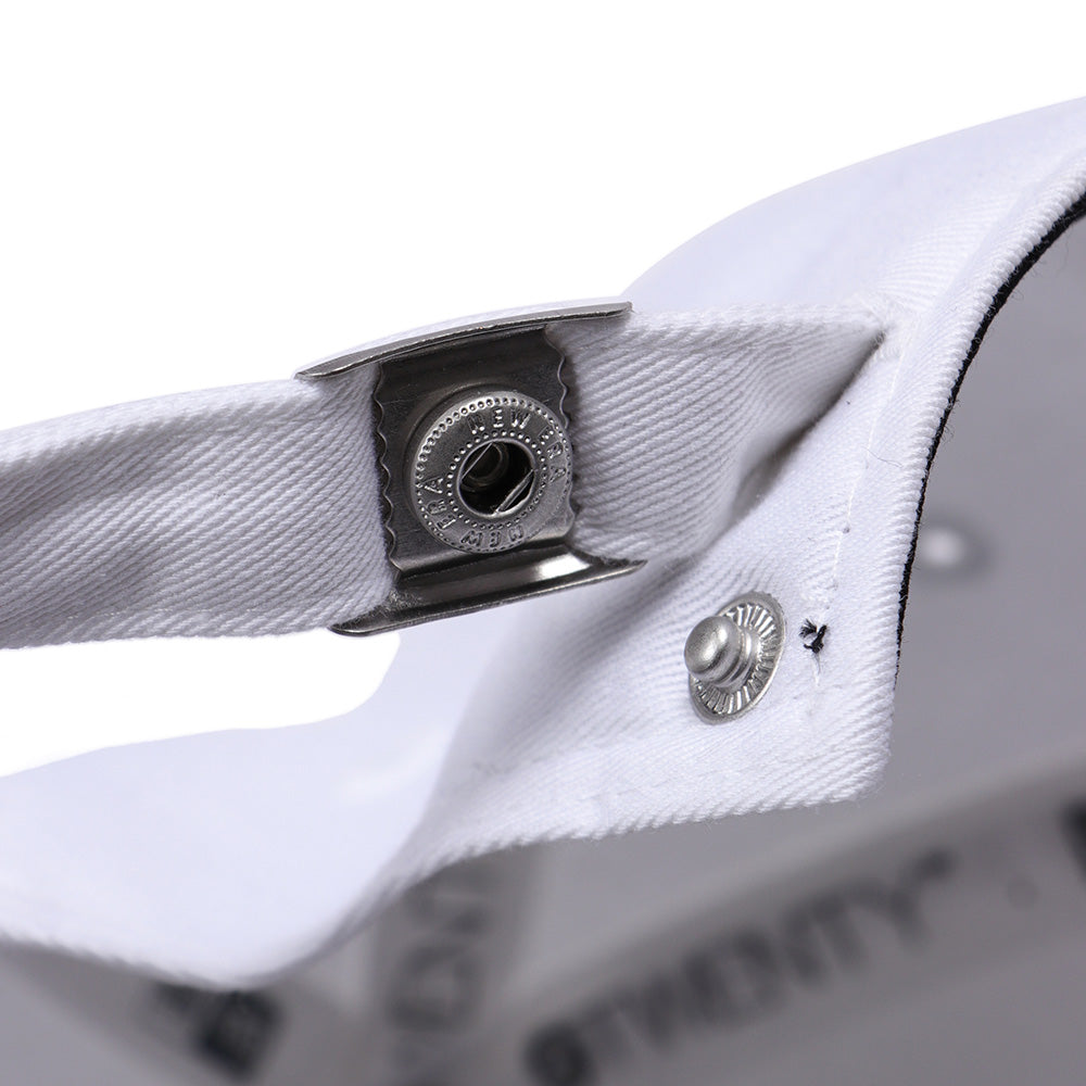 New Era Metal Front Flag White 9TWENTY Adjustable Cap