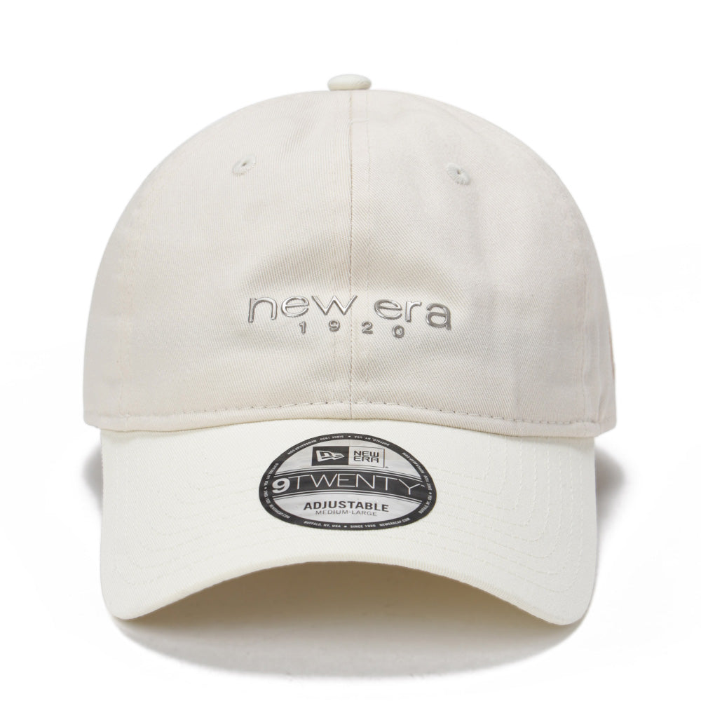 New Era Two Tone TPU Logo White 9TWENTY Adjustable Cap