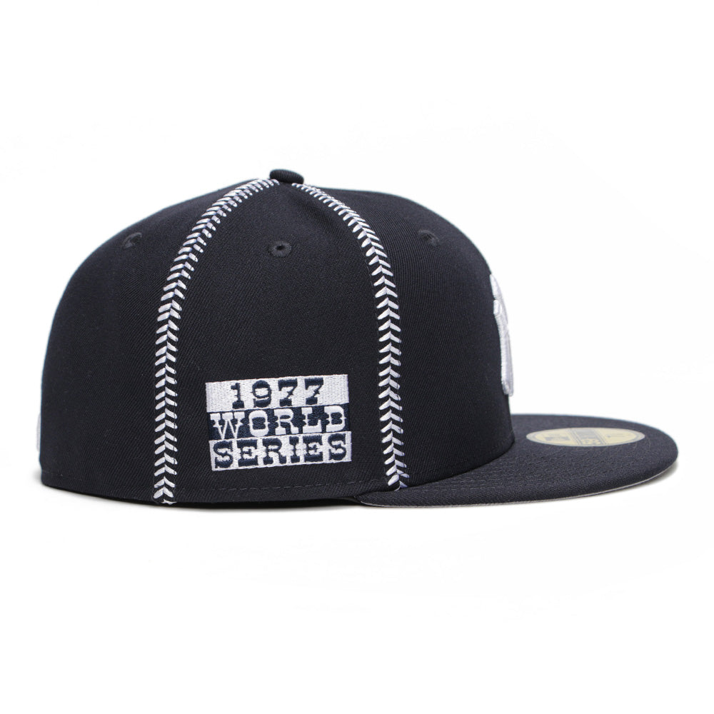 New Era New York Yankees MLB Ball Stitch Navy 59FIFTY Fitted Cap