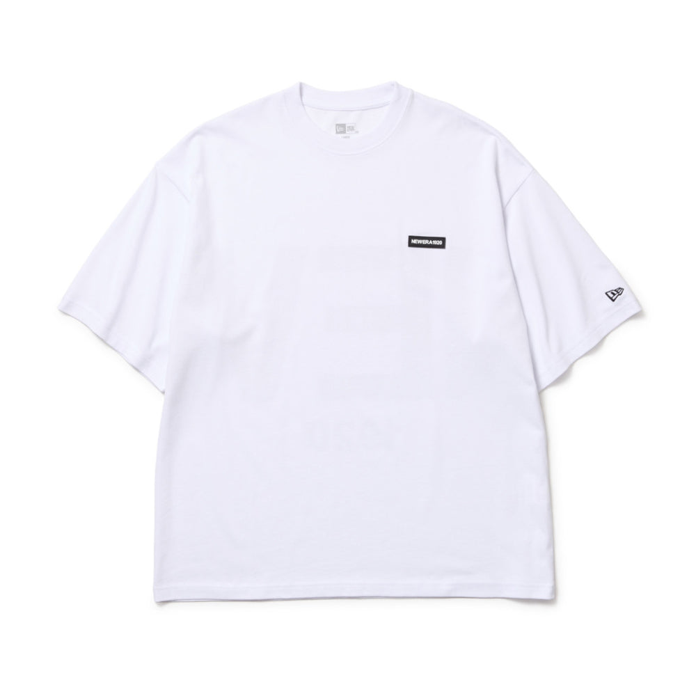 New Era Wordmark 1920 Zoom Up Logo White Oversized Short Sleeve T-Shirt