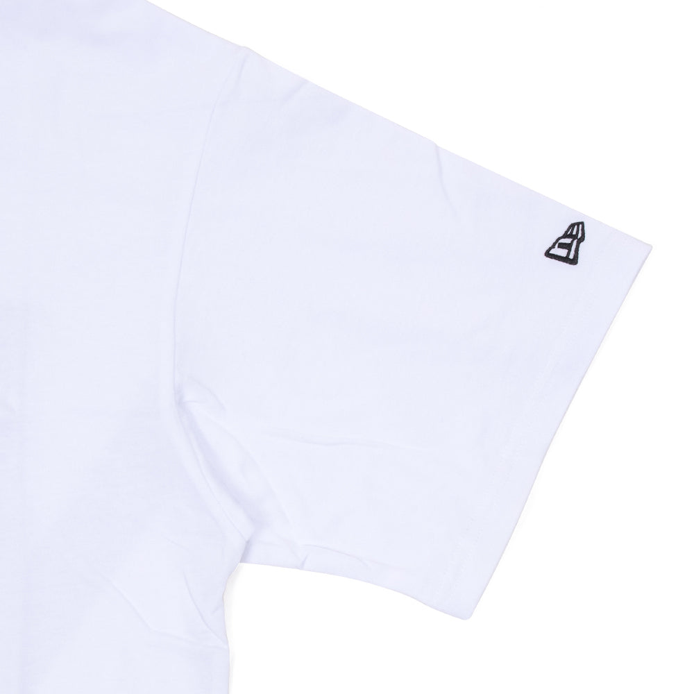 New Era Wordmark 1920 Zoom Up Logo White Oversized Short Sleeve T-Shirt