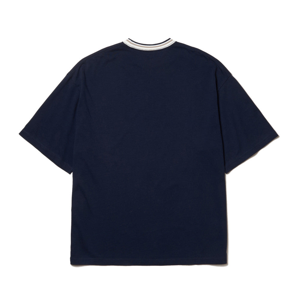 New Era New York Yankees Mini Logo Navy Oversized Short Sleeve T-Shirt