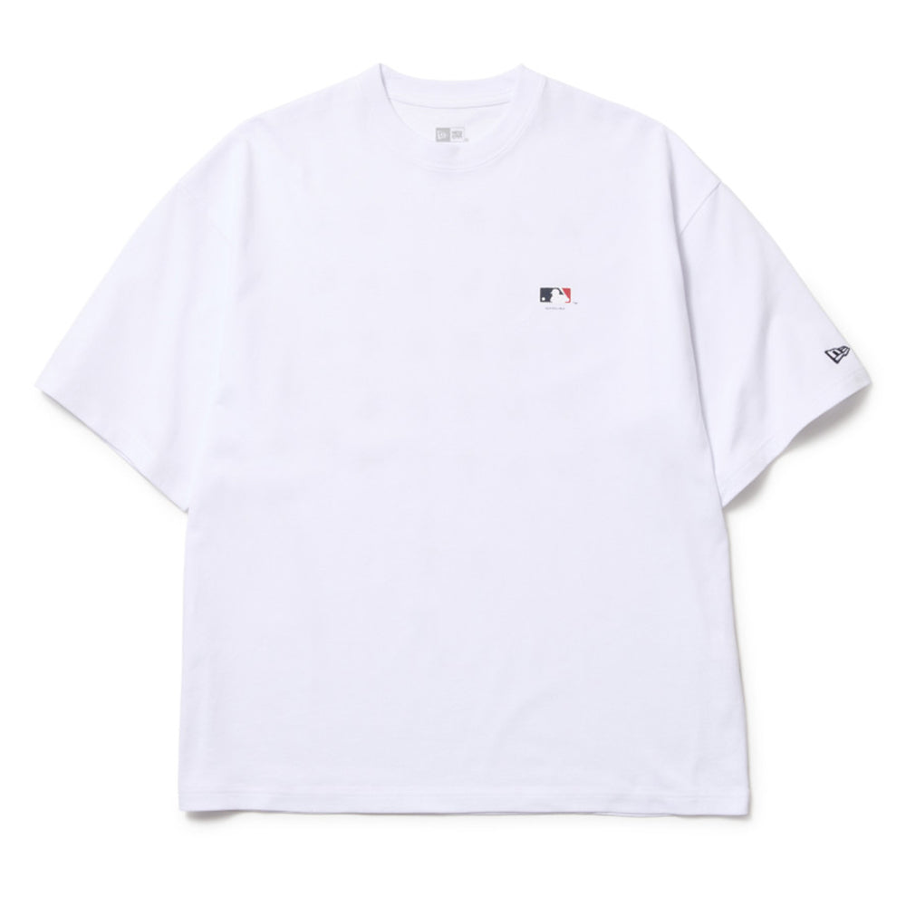 New Era MLB 30 All Over White Oversized Short Sleeve T-Shirt