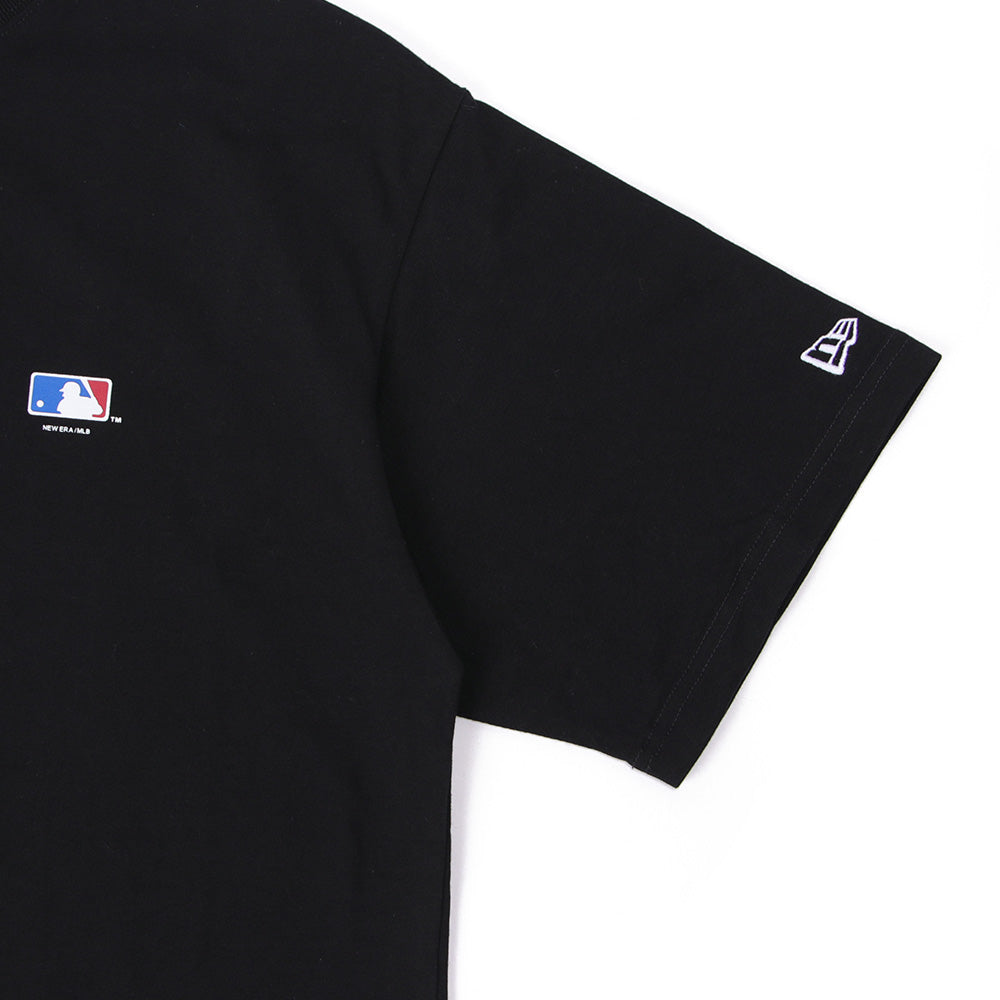 New Era MLB 30 All Over Black Oversized Short Sleeve T-Shirt