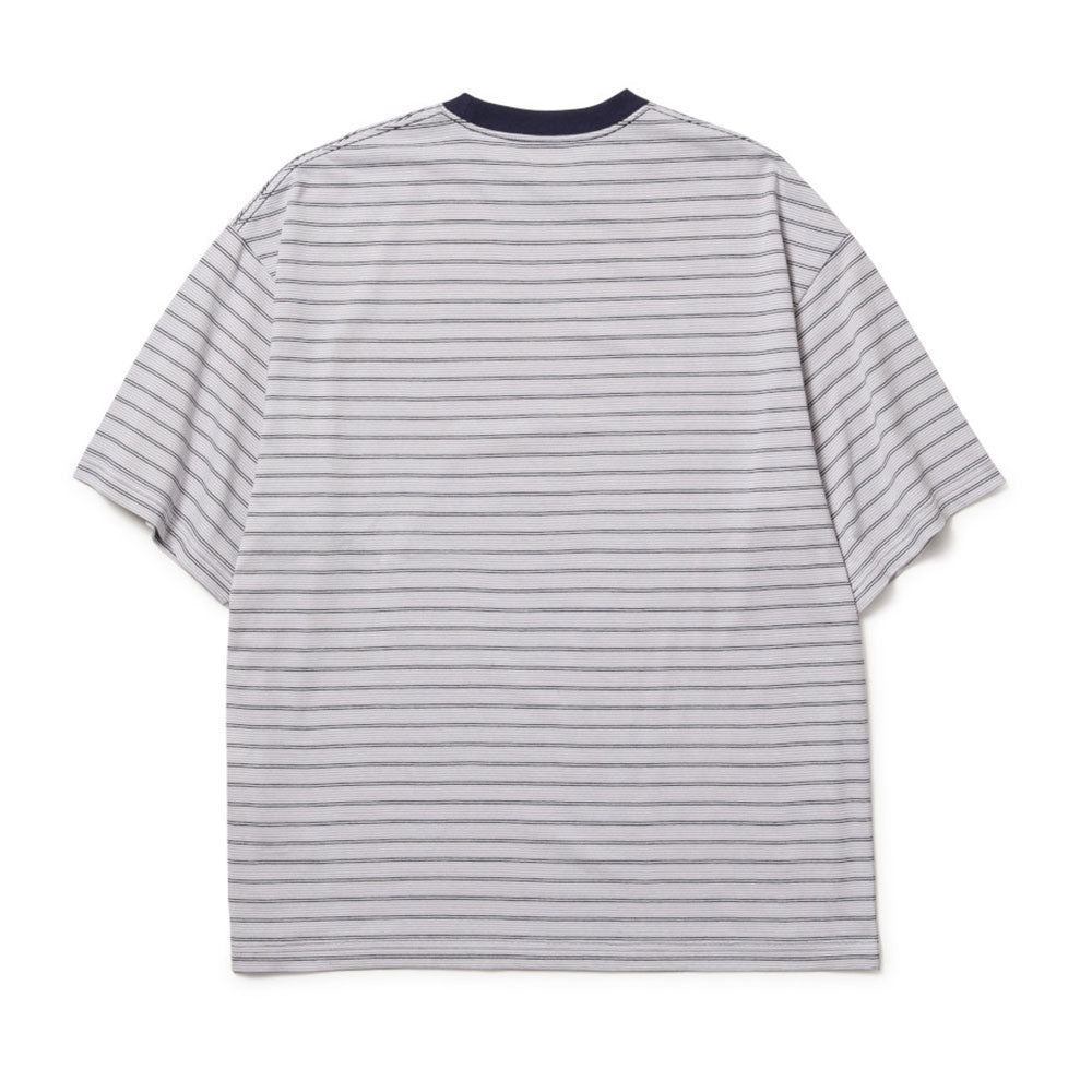 New Era Micro Border Navy Short Sleeve T-Shirt