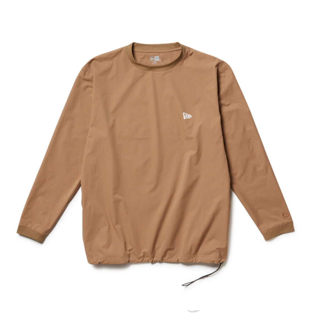 New Era Wordmark Outdoor Utility Khaki Long Sleeve T-Shirt