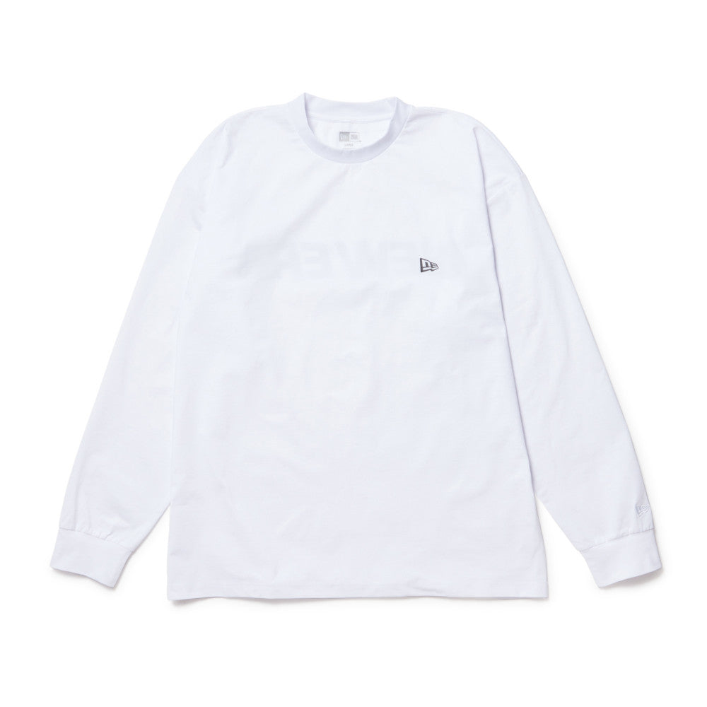 New Era Wordmark Outdoor Utility White Long Sleeve T-Shirt
