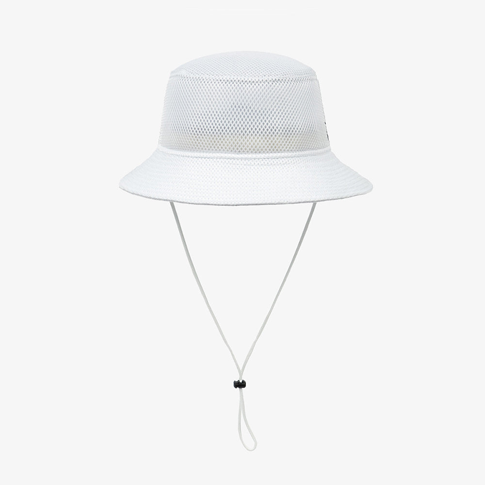 New Era Air Mesh White Bucket Hat
