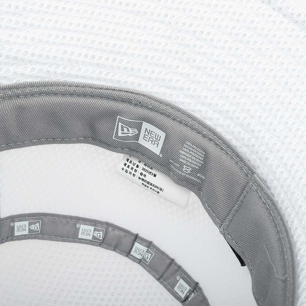 New Era Air Mesh White Bucket Hat