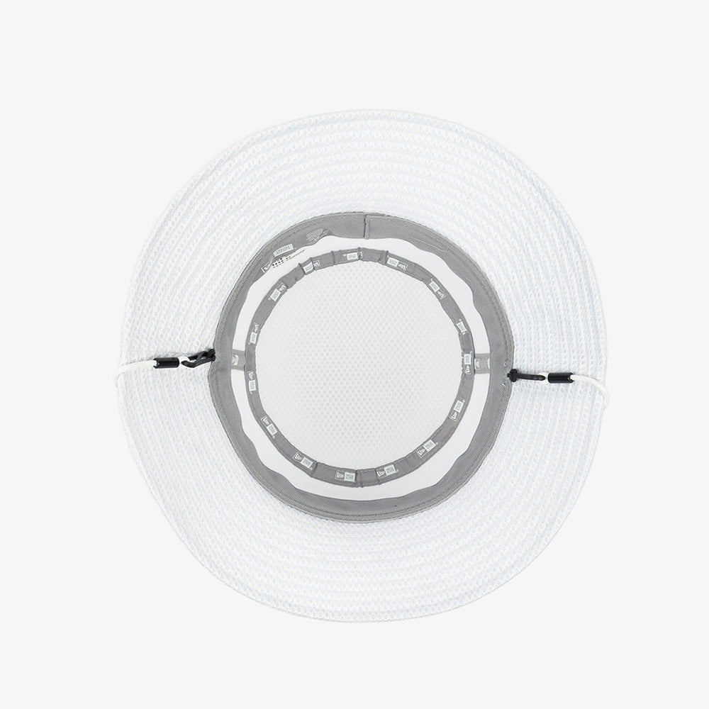 New Era Air Mesh White Bucket Hat