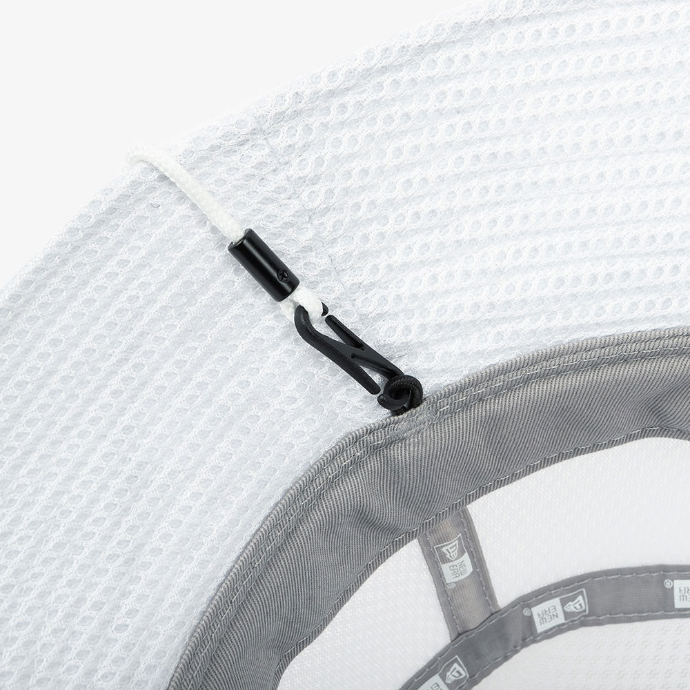 New Era Air Mesh White Bucket Hat