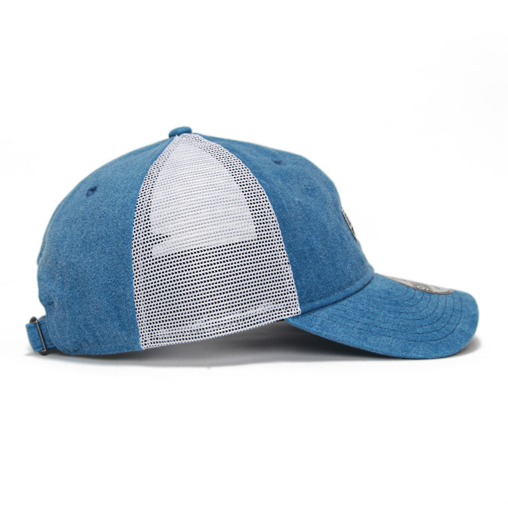 New Era Script Summer Washed Blue 9FORTY Adjustable Cap
