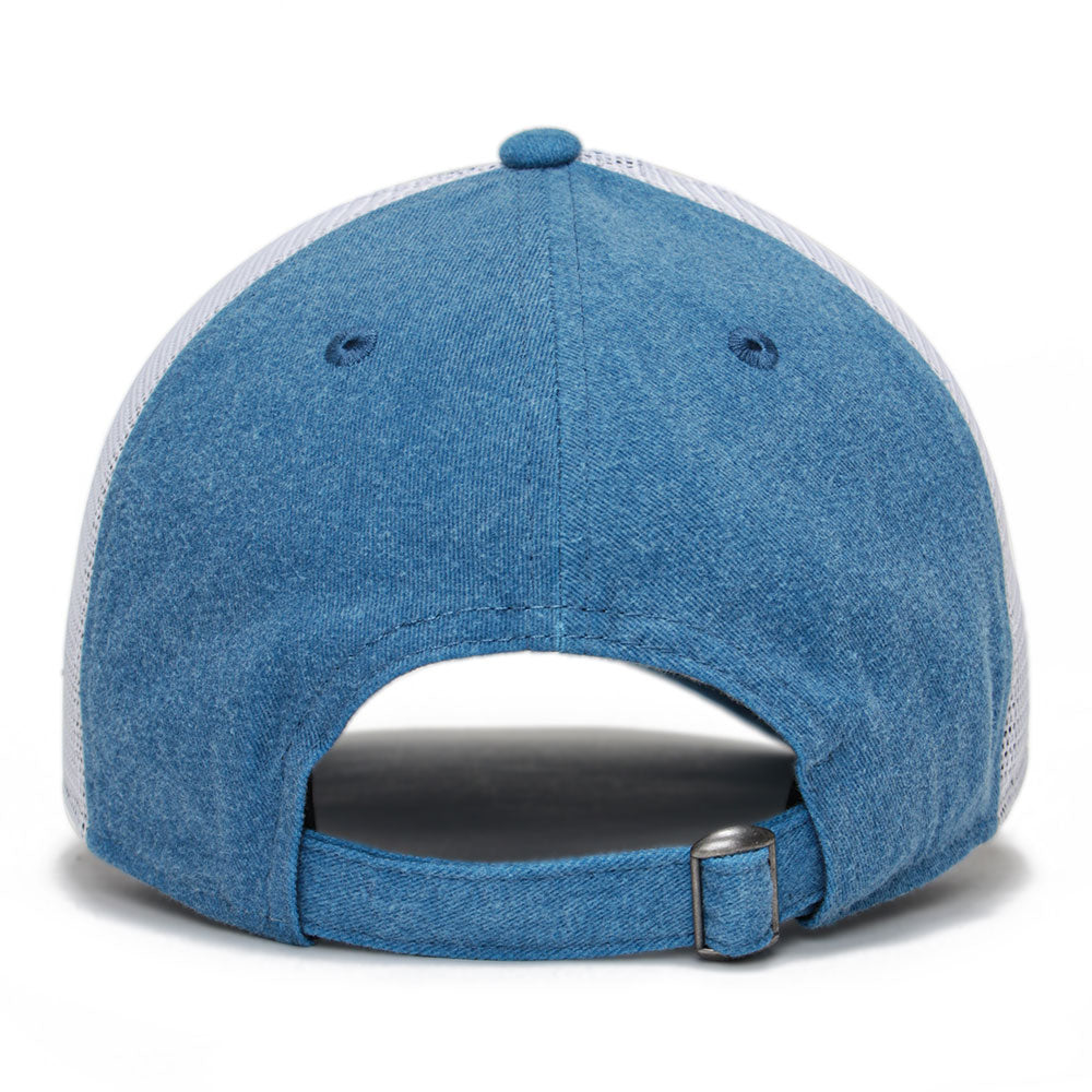 New Era Script Summer Washed Blue 9FORTY Adjustable Cap