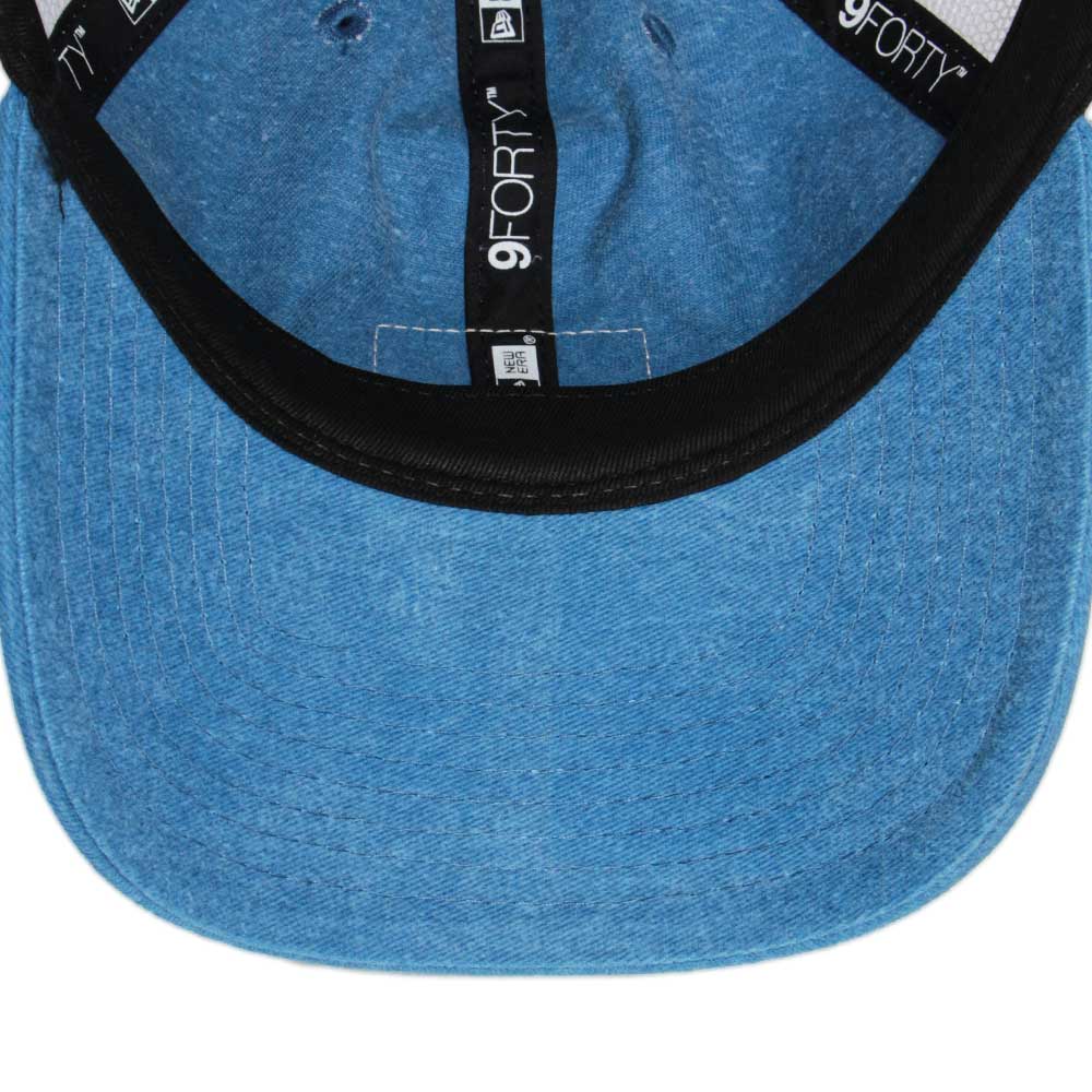 New Era Script Summer Washed Blue 9FORTY Adjustable Cap