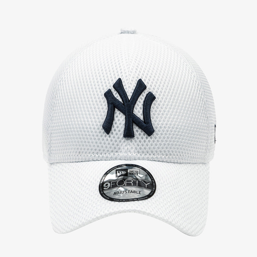 New Era New York Yankees MLB Air Mesh White 9FORTY Adjustable Cap