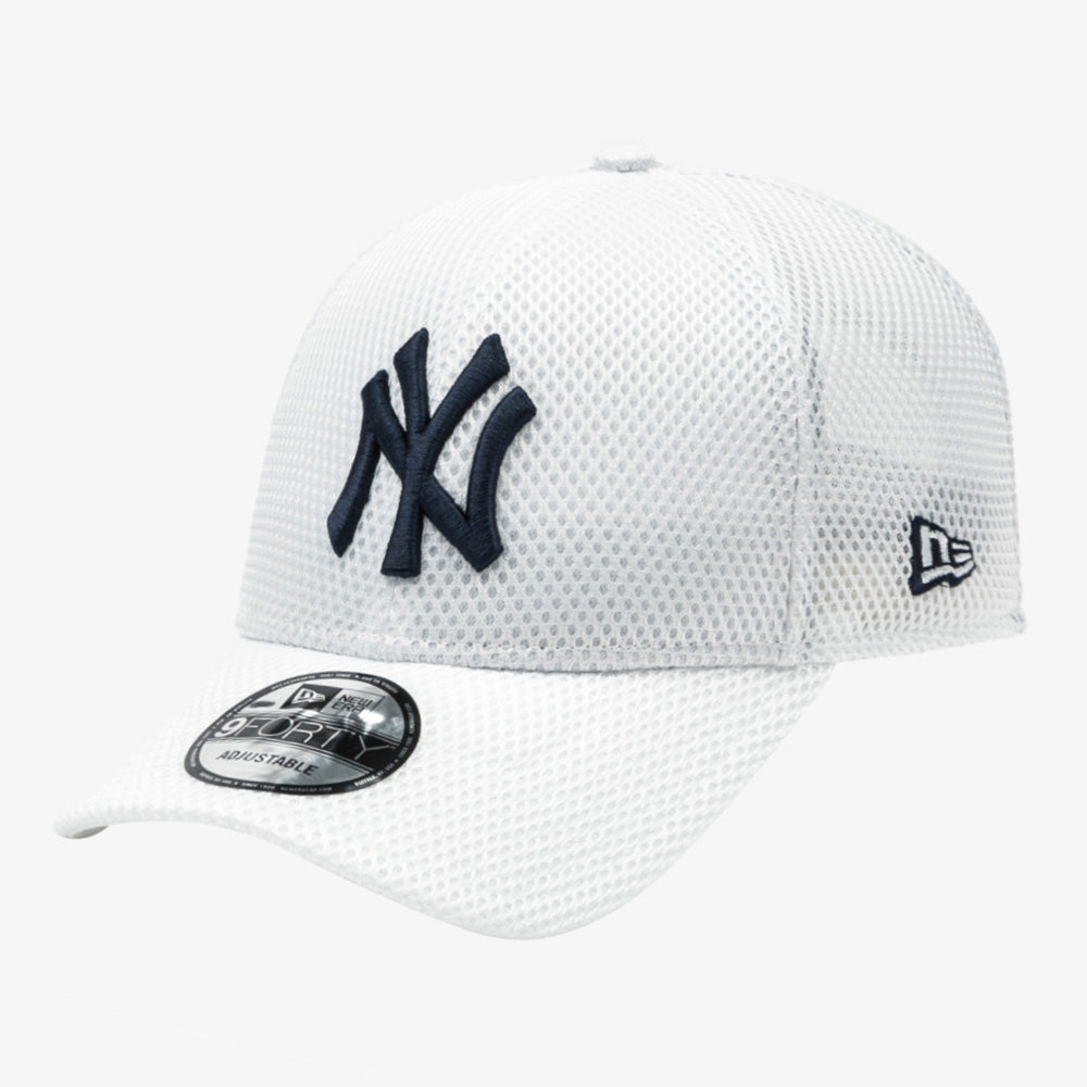 New Era New York Yankees MLB Air Mesh White 9FORTY Adjustable Cap