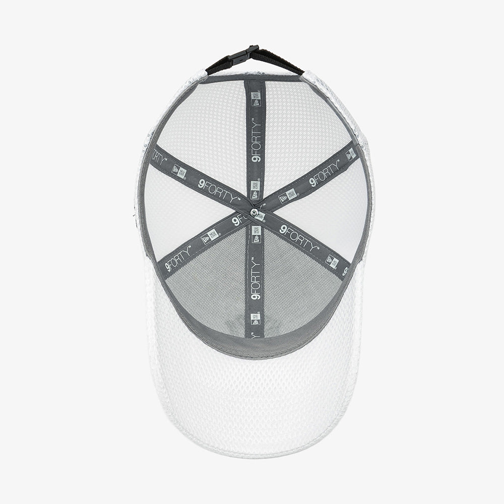 New Era New York Yankees MLB Air Mesh White 9FORTY Adjustable Cap