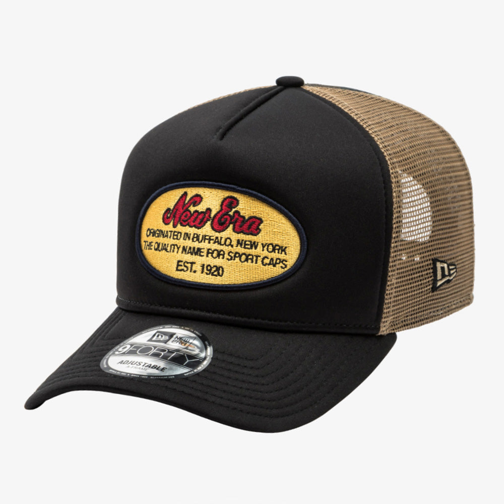 New Era Originators Black 9FORTY A-Frame Snapback Cap