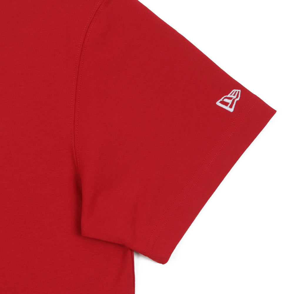 New Era Wordmark Red Short Sleeve T-Shirt