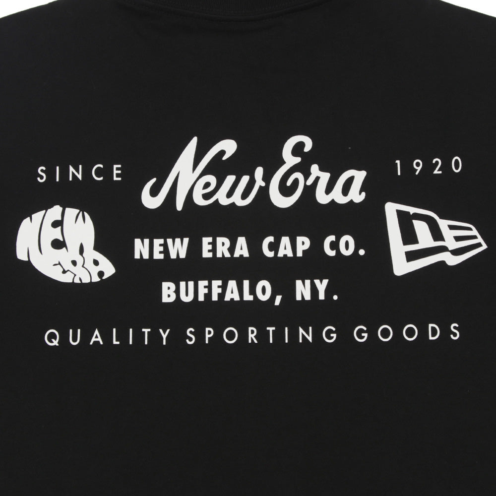 New Era Wordmark Black Short Sleeve T-Shirt