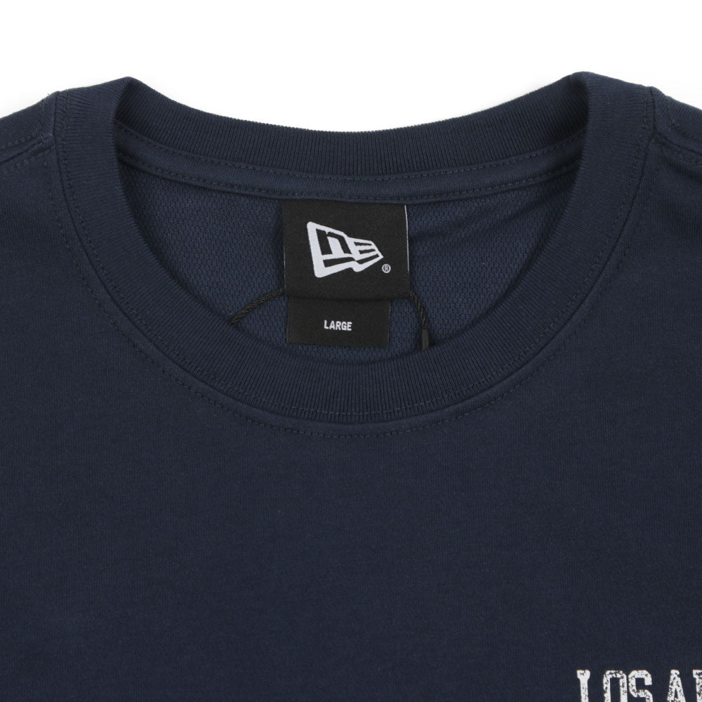 New Era Los Angeles Dodgers MLB Distressed Logo Oceanside Blue COOLERA Short Sleeve T-Shirt