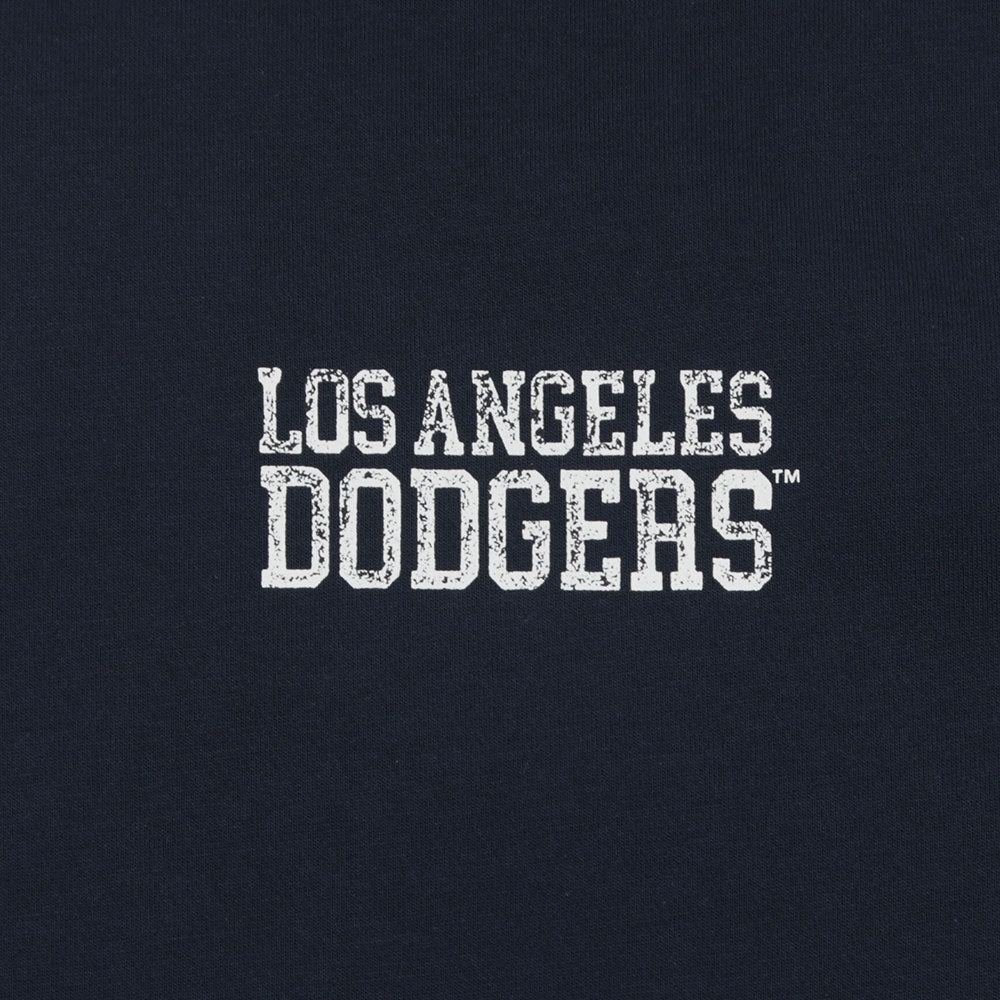 New Era Los Angeles Dodgers MLB Distressed Logo Oceanside Blue COOLERA Short Sleeve T-Shirt