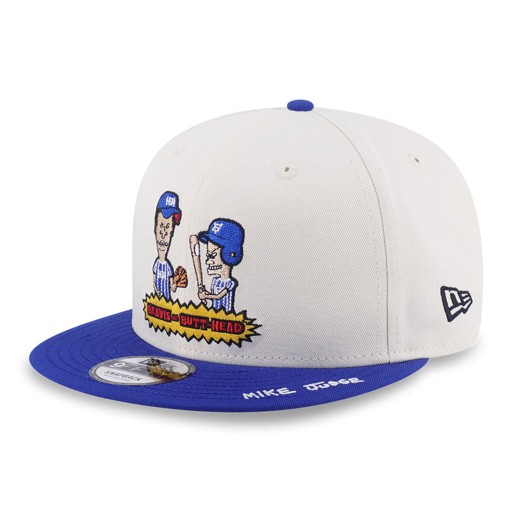 New Era x Beavis and Butt Head Ivory Blue 9FIFTY Snapback Cap