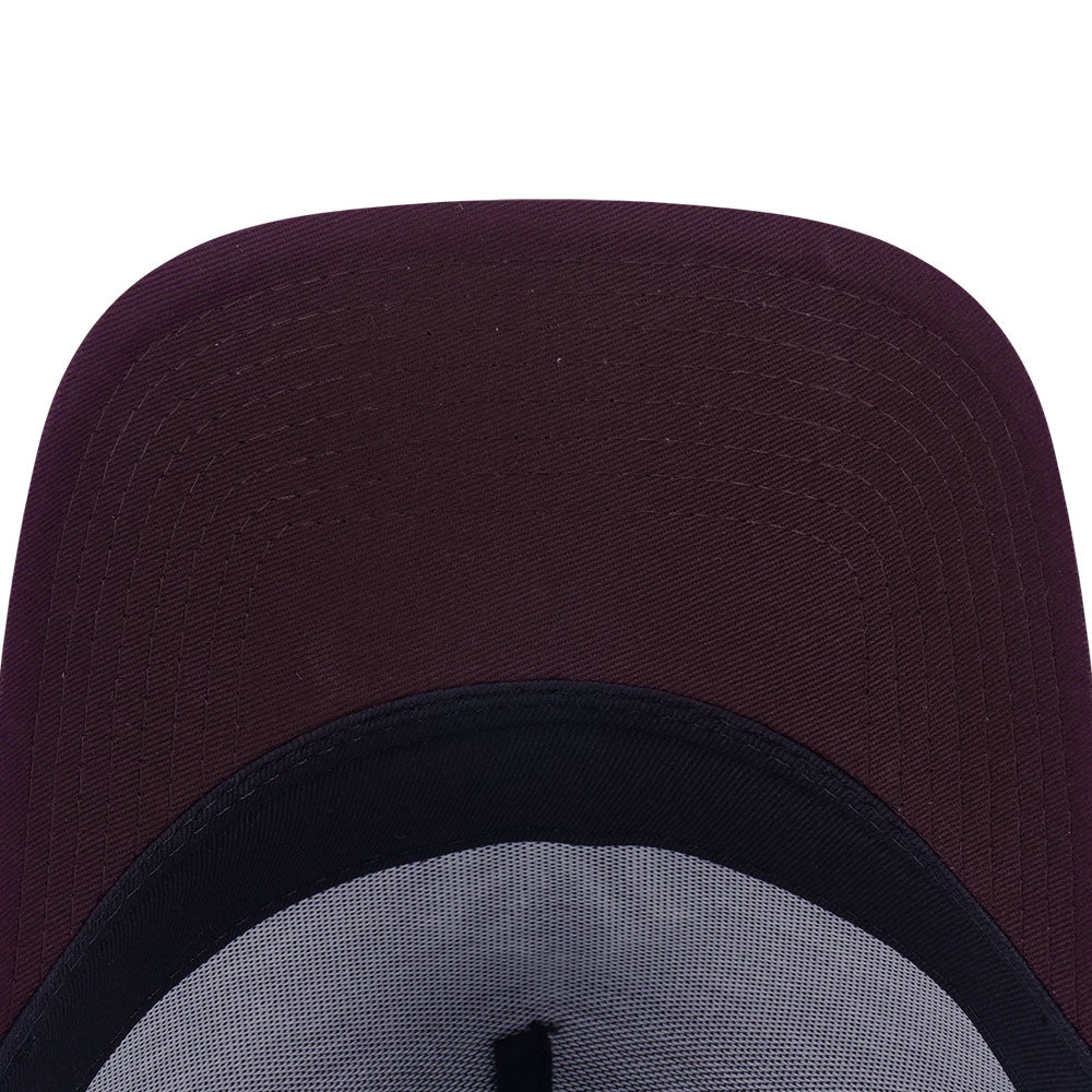 New Era New York Yankees Color Era FW25 Maroon Soft Grass 9FORTY A-Frame Trucker Snapback Cap