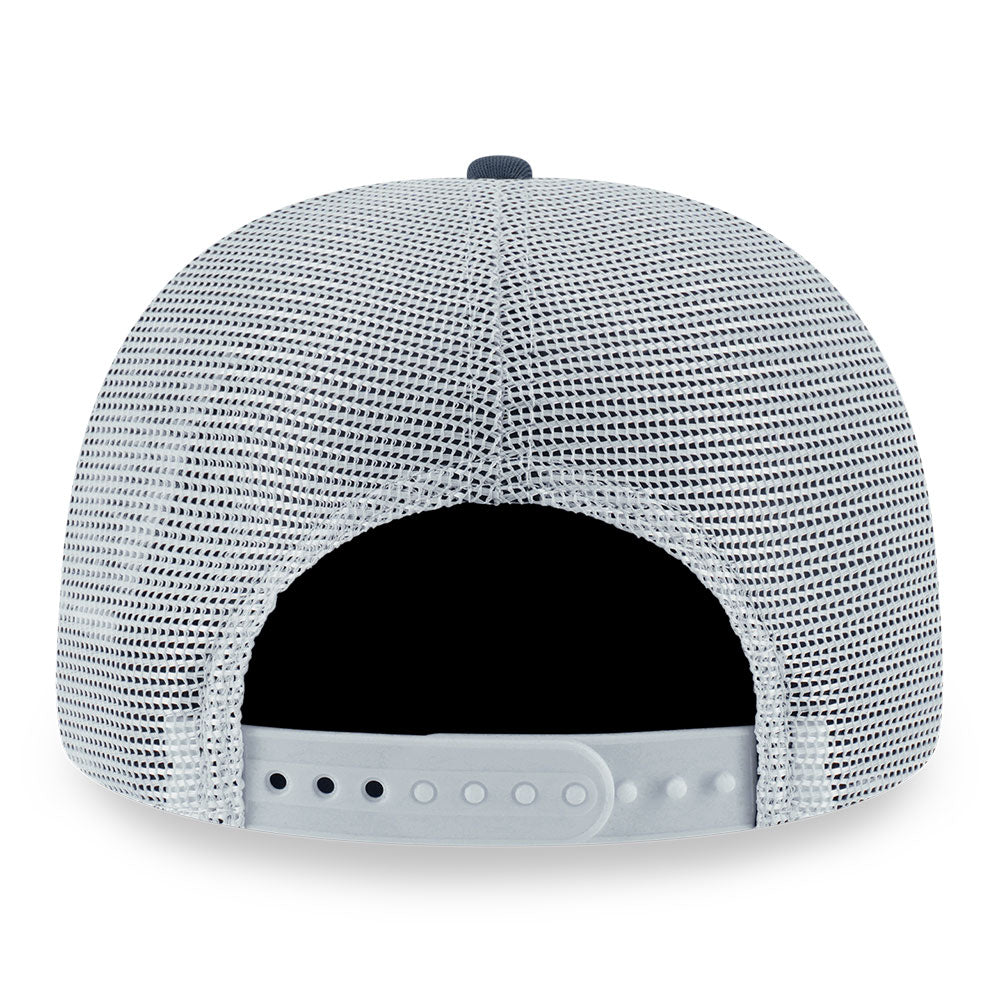 New Era Los Angeles Dodgers Color Era FW25 Muted Indigo White 9FORTY A-Frame Trucker Snapback Cap