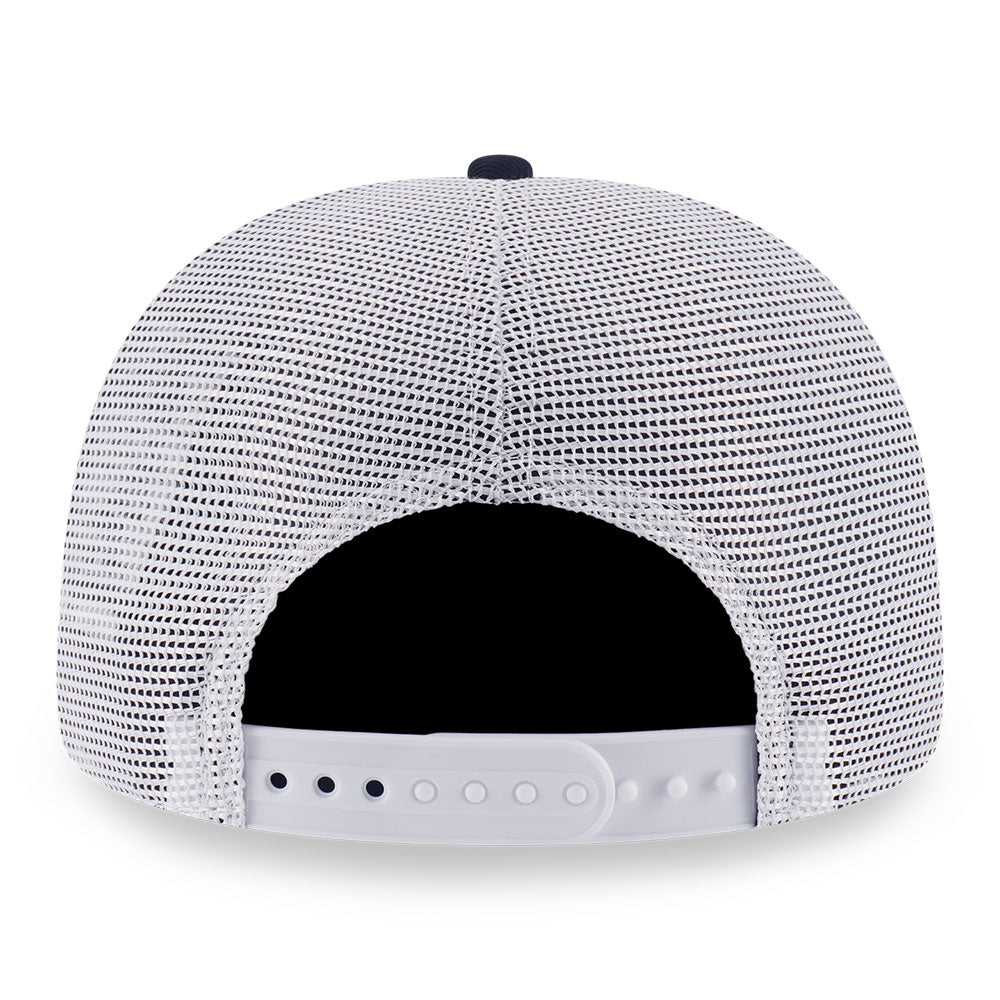 New Era Los Angeles Dodgers Color Era FW25 Black Orange 9FORTY A-Frame Trucker Snapback Cap