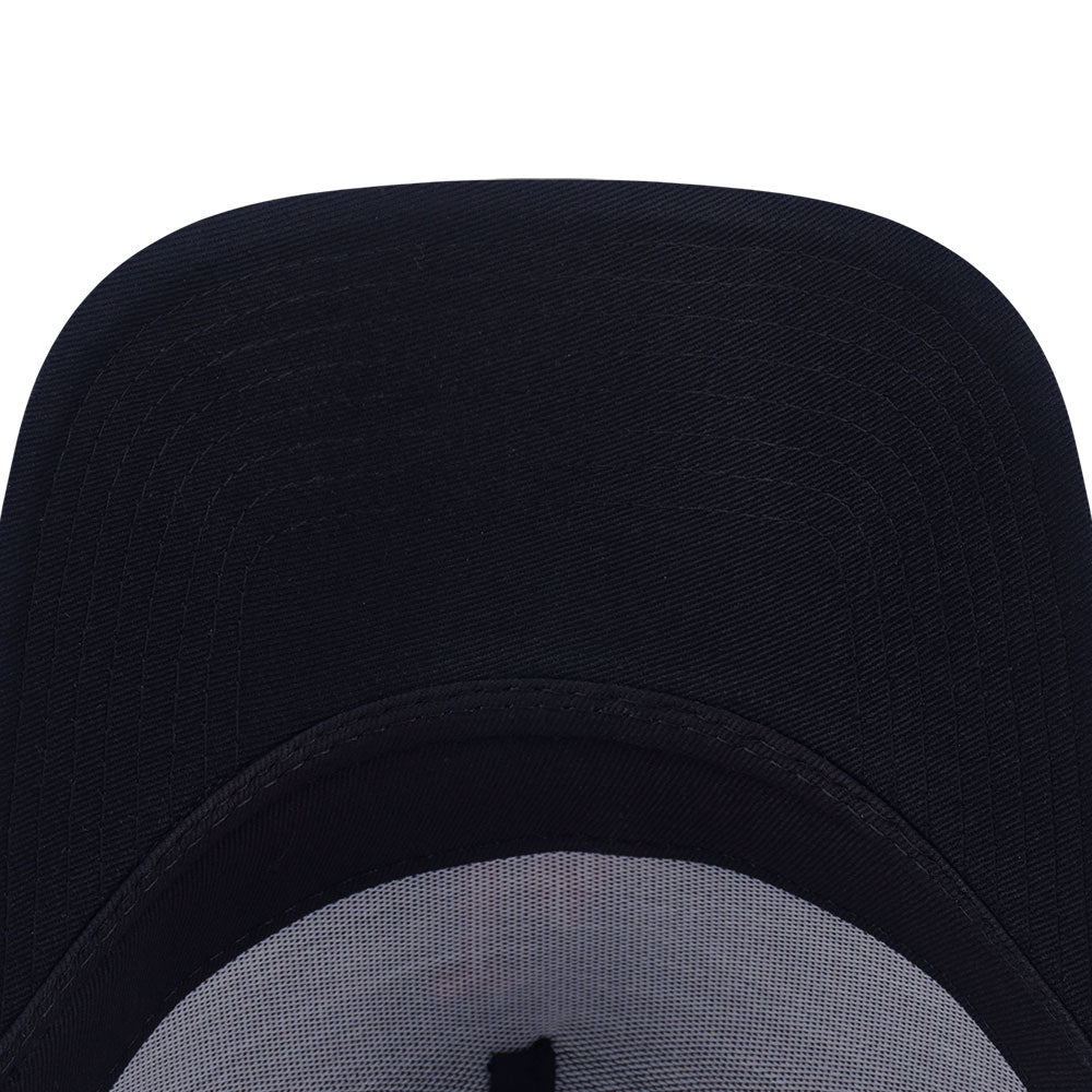 New Era Los Angeles Dodgers Color Era FW25 Black Orange 9FORTY A-Frame Trucker Snapback Cap