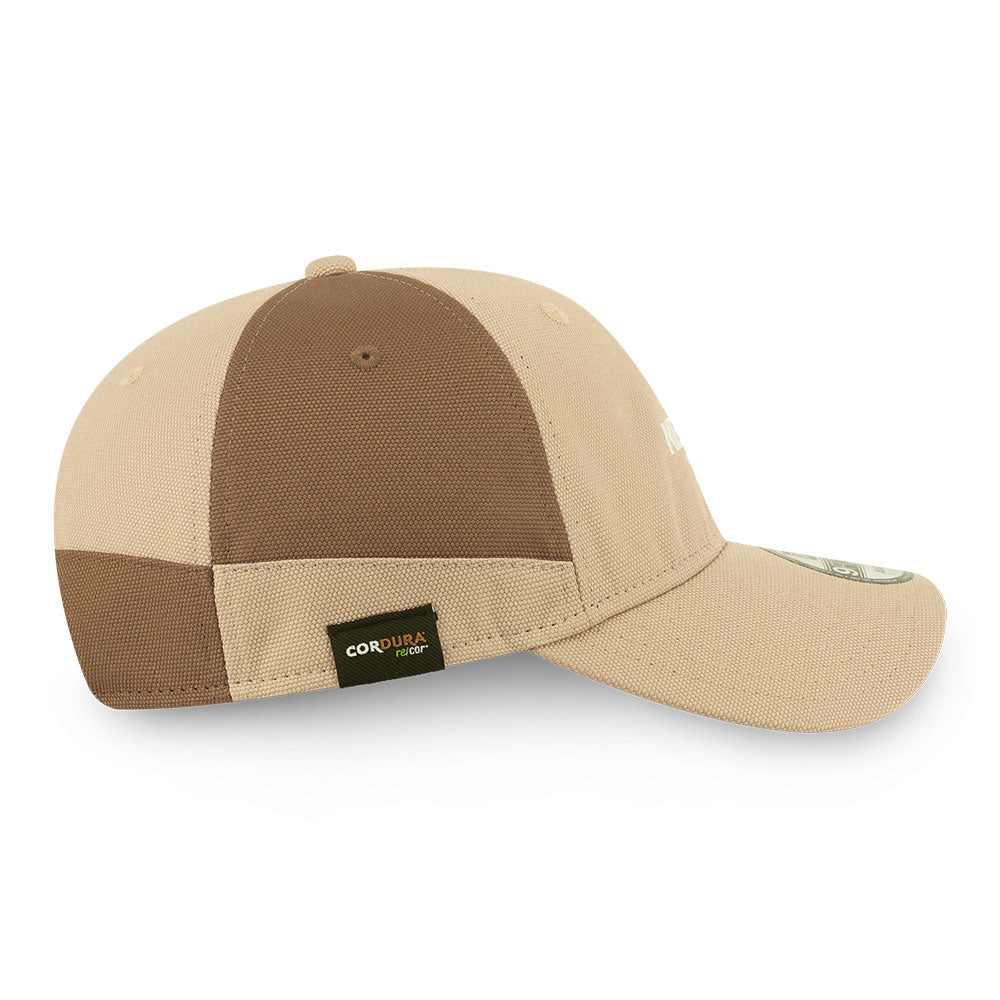 New Era Wordmark Cordura Re Cor Oat Milk 9FORTY Unstructured Adjustable Cap