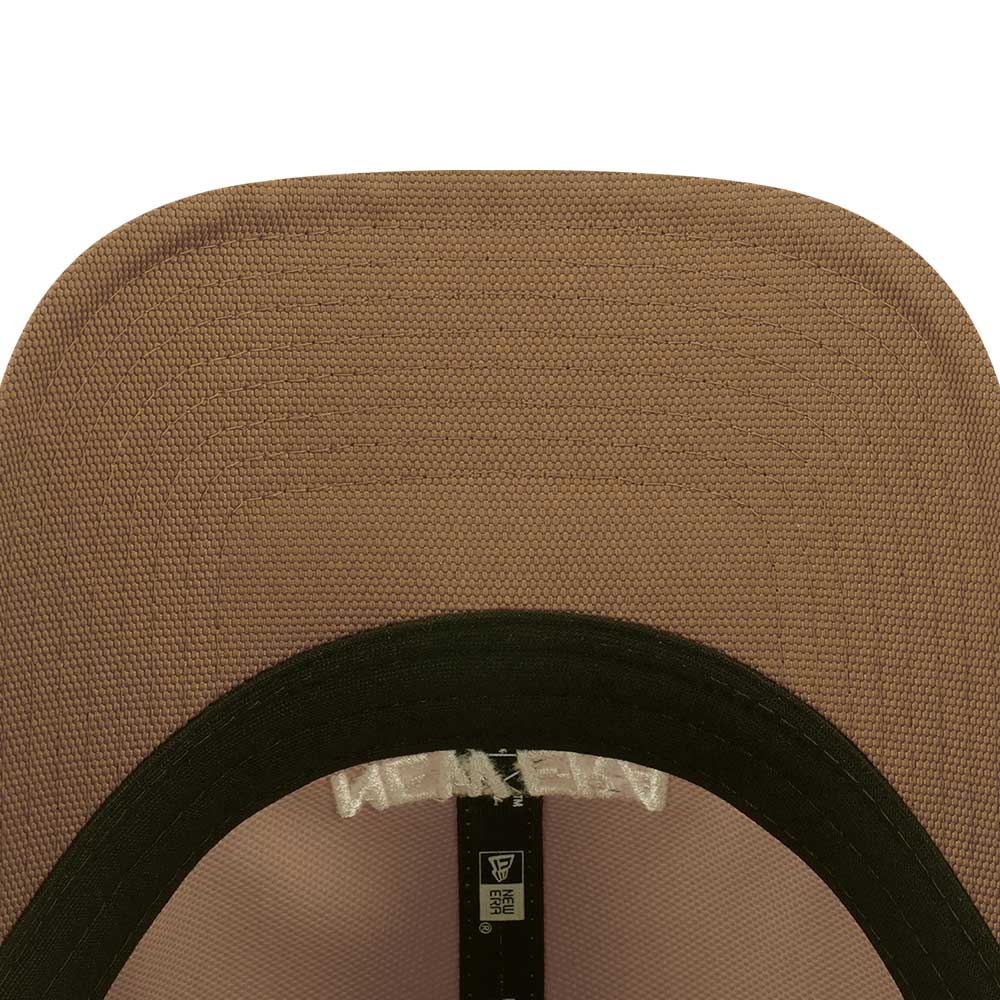 New Era Wordmark Cordura Re Cor Oat Milk 9FORTY Unstructured Adjustable Cap