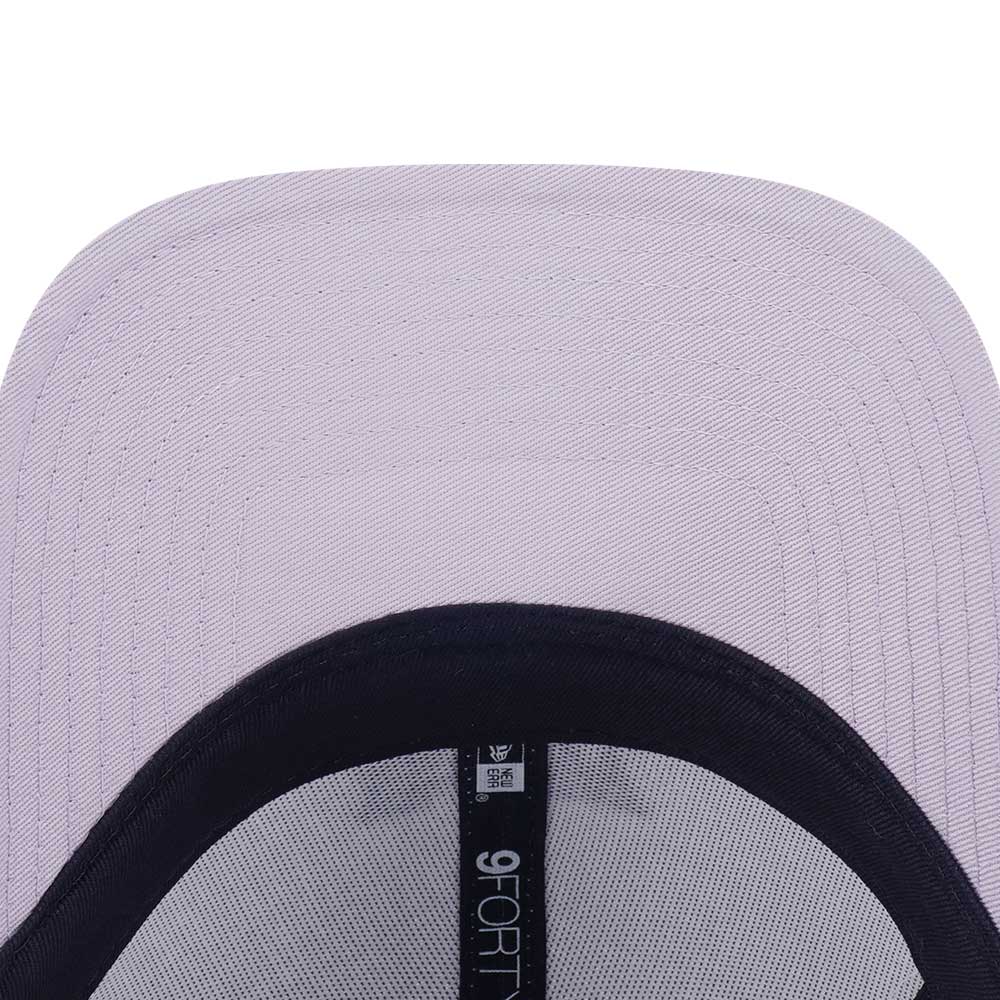 New Era Wordmark 90s Vibe White Soft Lavender 9FORTY Adjustable Cap