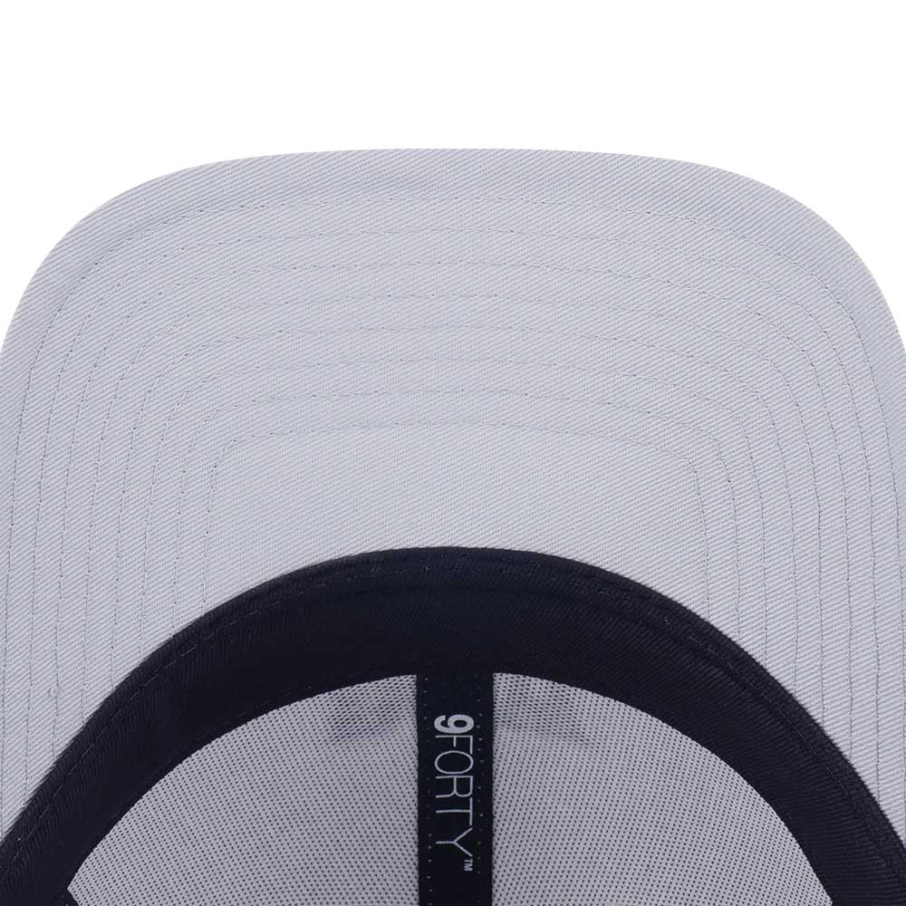 New Era Wordmark 90s Vibe White Lavender Grey 9FORTY Adjustable Cap