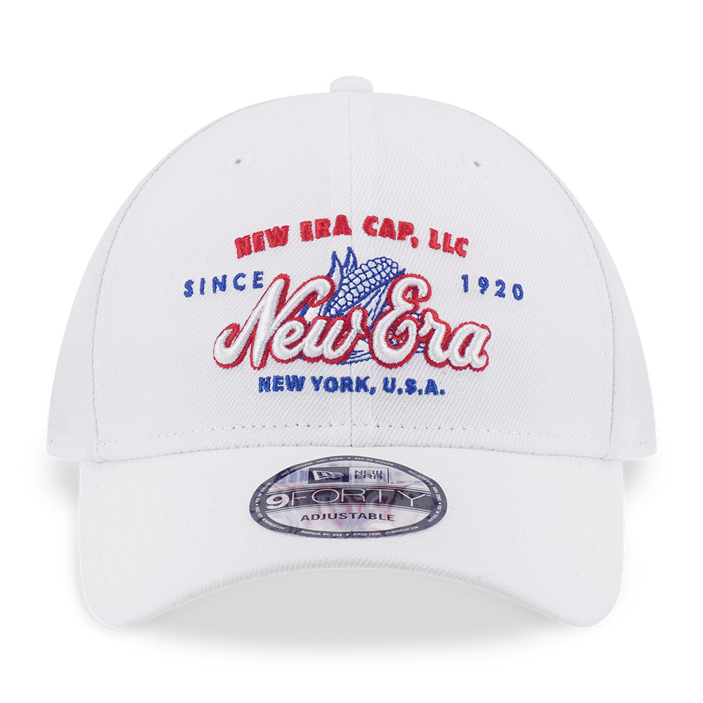 New Era Harvest Merch White 9FORTY Aedjustable Cap