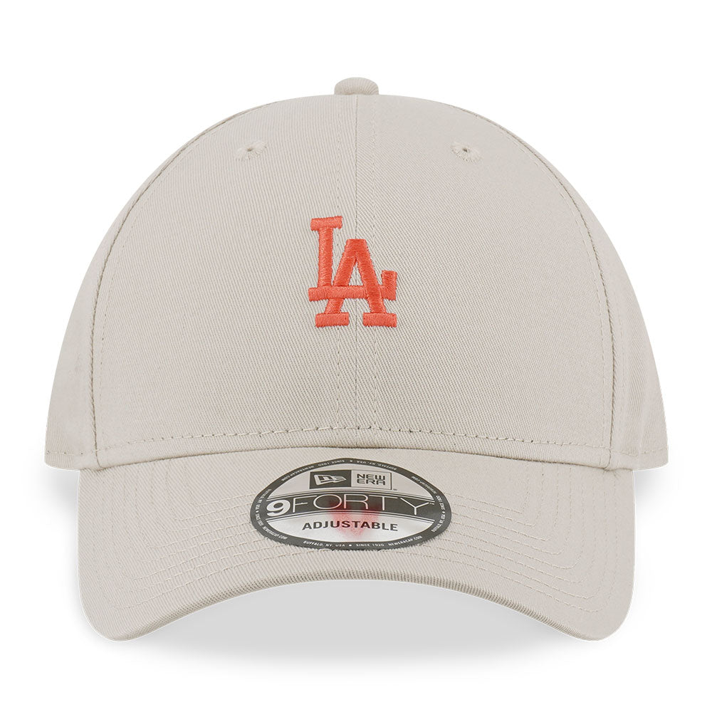 New Era Los Angeles Dodgers Mini Logo Color Era FW25 Stone Orange 9FORTY Adjustable Cap