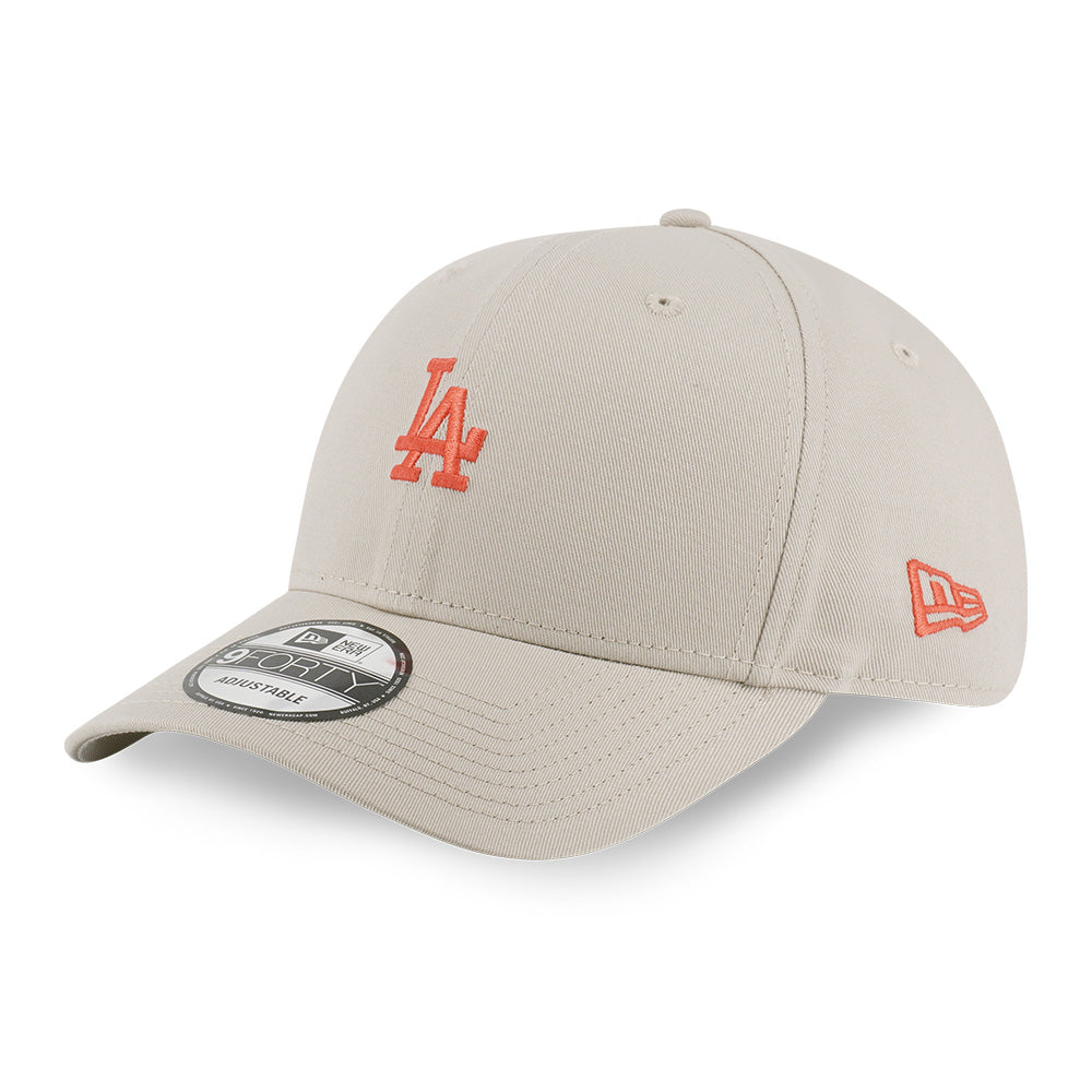 New Era Los Angeles Dodgers Mini Logo Color Era FW25 Stone Orange 9FORTY Adjustable Cap