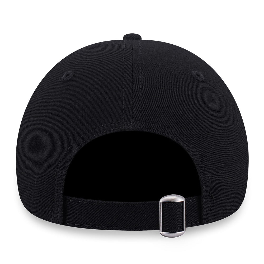 New Era Los Angeles Dodgers Mini Logo Color Era FW25 Black Muted Indigo 9FORTY Adjustable Cap