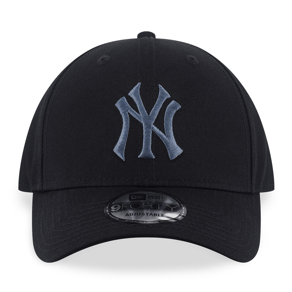 New Era New York Yankees Color Era FW25 Black Muted Indigo 9FORTY Adjustable Cap