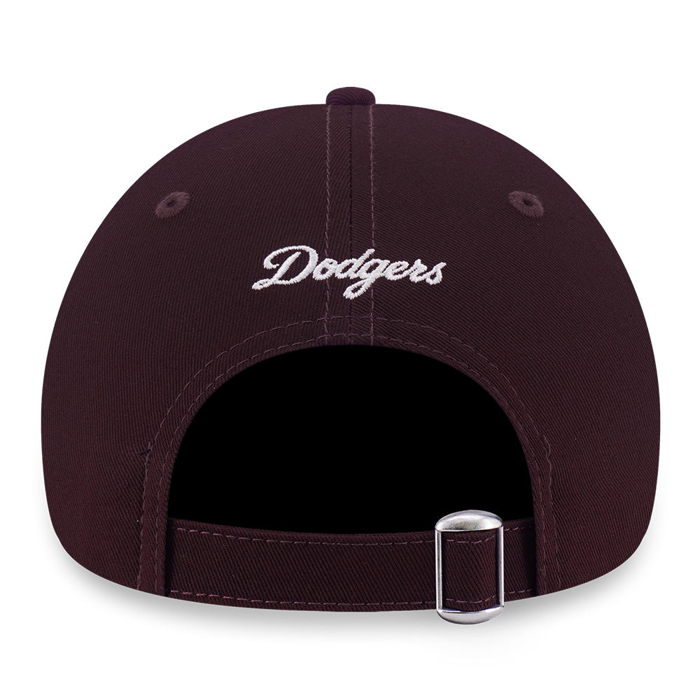 New Era Los Angeles Dodgers Color Era FW25 Maroon White 9FORTY Adjustable Cap