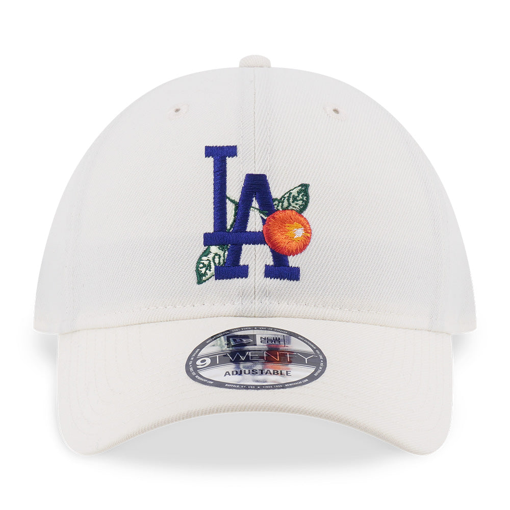 New Era Los Angeles Dodgers Harvest Merch Chrome White 9TWENTY Adjustable Cap