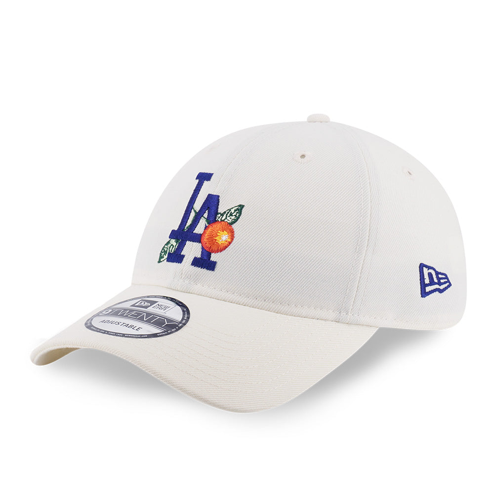 New Era Los Angeles Dodgers Harvest Merch Chrome White 9TWENTY Adjustable Cap